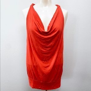 Twenty One Orange Sleeveless Top - Size Small